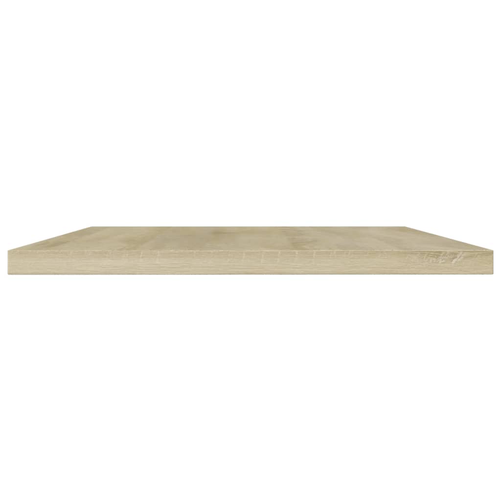 NNEVL Bookshelf Boards 4 pcs Sonoma Oak 60x40x1.5 cm Chipboard