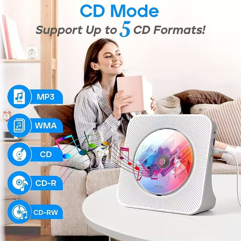 NNETM Portable CD Boombox with USB and FM Radio